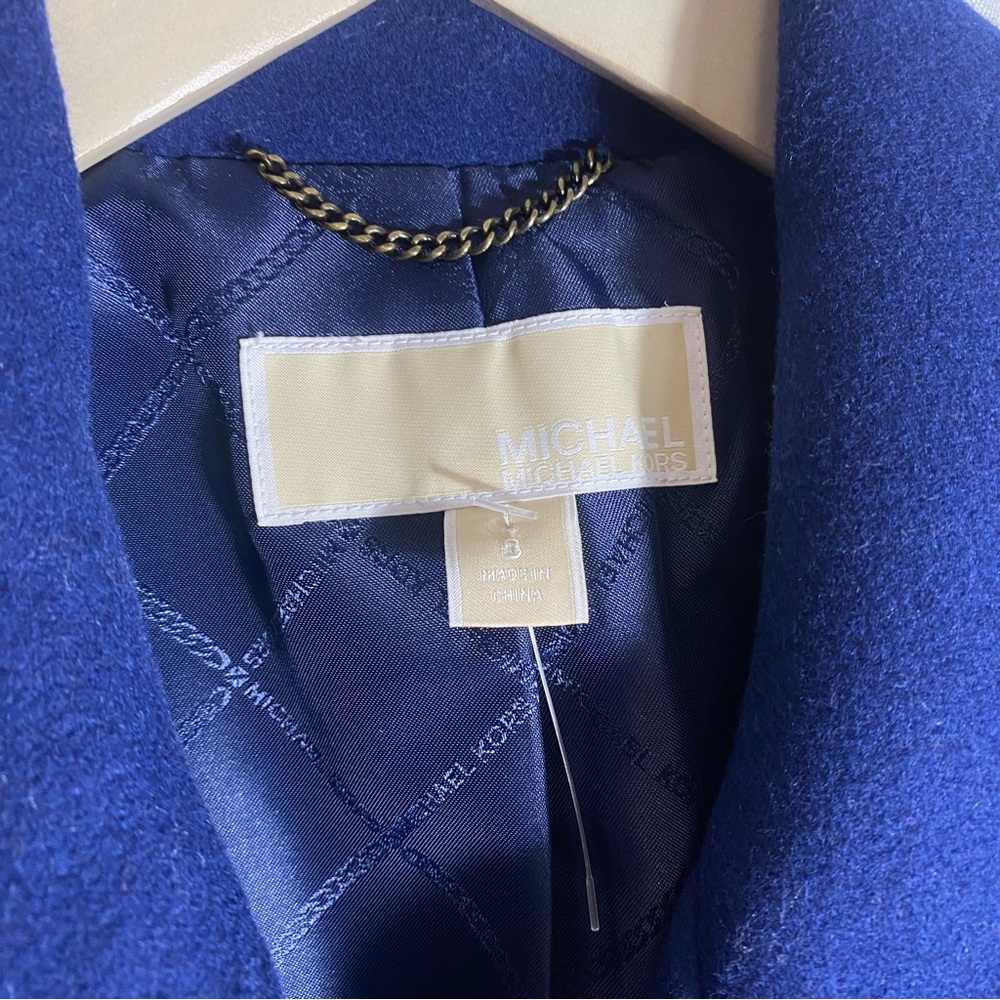 MICHAEL KORS women’s double breasted, wool coat with real buttons & pockets - Picture 6 of 17